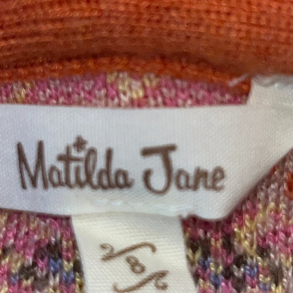MATILDA JANE KEEP ME COZY CHOOSE YOU PATH HOODED SWEATER - FAIR ISLE RUFFLES - 8 - Picture 9 of 11